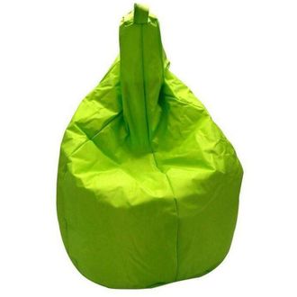 Talamo Italia Dmora Pouf De Couleur Unie, Couleur Verte, Dimensions 80 X 120 X 80 Cm