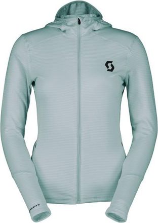 Scott Hoody Defined Light Fleecejacke f&uuml;r Damen | grau/t&uuml;rkis