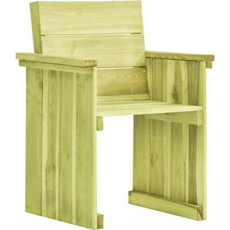 vidaXL Vidaxl - Sedia da Giardino in Legno di Pino Impregnato