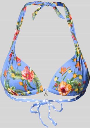 Banana Moon Banana Moon Bikini-Oberteil im Allover-Look Modell DOLCEVITA NIKO in Blau, Gr&ouml;&szlig;e XL