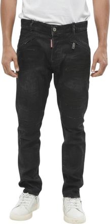 Dsquared2 Black Skinny Mid Rise Jeans