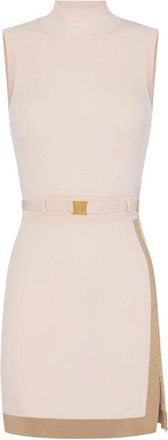Elisabetta Franchi Dames, Jurken, Beige, Maat: M Viscose
