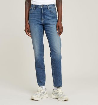 G-Star Viktoria High Straight Jeans - Midden blauw - Dames