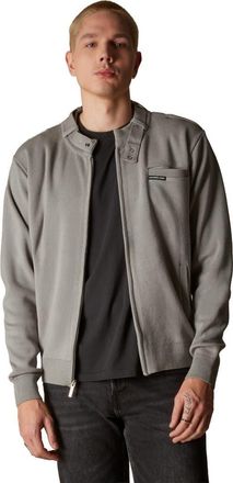 Members Only Mens Iconic Racer Sweater in Grey at Nordstrom, Size Xx-Large