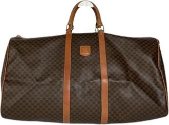 Celine Pre-owned Vintage Weekendtas - Dames - Vintage Weekendtas - Bruin - ONE Size - Leer - Vintage