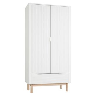OEM Armoire 2 Portes 1 Tiroir Pinio Miloo Blanc