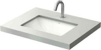 Toto Lavabo Toto Wu Vanity, Sin Agujero Para Grifo, Con Rebosadero