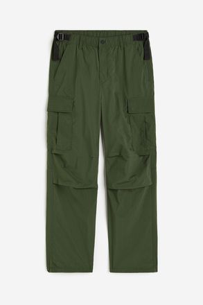 H&M Cargohose Relaxed Fit - Green