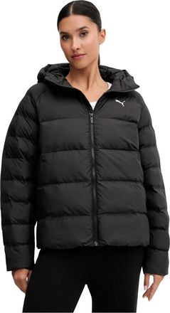 Puma Mono Hooded Jacket - Dames - Ski Jassen - Zwart - L - Leer - Fitness