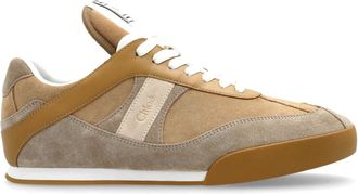 Chlo&eacute; Schoenen, Dames, Beige, 36 EU, Leer, Kick sportschoenen