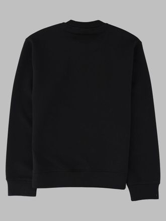 Emporio Armani Logo Double Jersey Sweatshirt - Black
