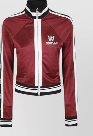 Off-white serena track jacket contrast trim