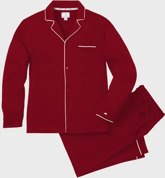 Petite Plume Men & apos;s Luxe Pima Pajama Set