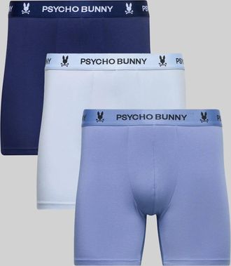 Psycho Bunny Mens 3 Pack Boxer Brief 489 BLUE ICE / XXL