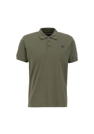 Alpha Industries Poloshirt ALPHA INDUSTRIES X-Fit Polo, Herren, Gr. XXL, gr&uuml;n (dunkelgr&uuml;n), Obermaterial: 95% Baumwolle, 5% Elastan, Shirts Poloshirt