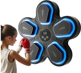 OEM M&aacute;quina De Boxeo Musical, M&aacute;quina De Boxeo Musical, Entrenador De Boxeo Electr&oacute;nico Inal&aacute;mbrico Inteligente Para Montaje En Pared - Entrenador De Boxe