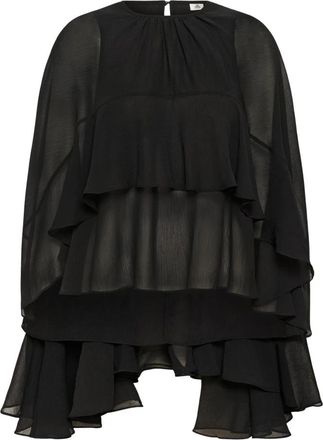 Karen by Simonsen Blouse - Dames - Blouses - Zwart - L - Overhemden