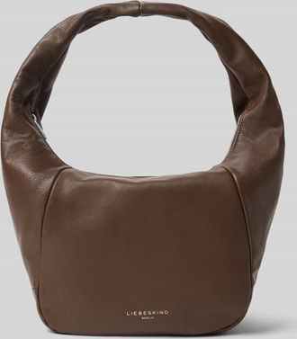 Liebeskind Hobo Bag mit Label-Detail Modell FARRAH in Dunkelbraun, Größe 1