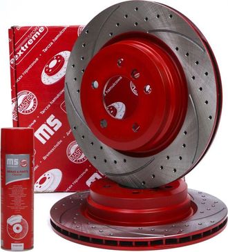 OEM Discos De Freno Traseros 24012202361se-pcs-ms 2 Piezas Sport-ext