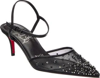 Christian Louboutin Logo Leather Pump