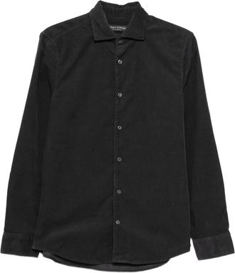 Marc O'Polo buttoned corduroy shirt - men - Cotton - M - Grey