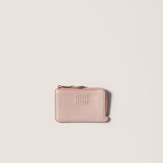 Miu Miu Nappa leather envelope card holder
