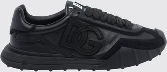 Dolce & Gabbana Sneakers DG Athletic in pelle di vitello e suede con logo monogram