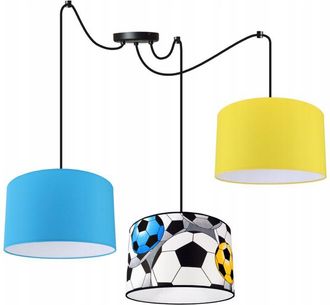 OEM L&aacute;mpara Colgante Infantil Con Decoraci&oacute;n De F&uacute;tbol