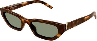 Saint Laurent Sunglasses, unisex, Brown, 54 MM, M126 Sunglasses