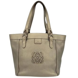 Loewe Tweedehands leren handtassen - Dames - Vintage Shopper - Grijs - ONE Size - Vintage