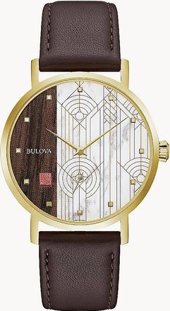 Bulova April Showers Quartz White Dial Unisex Watch 97A141