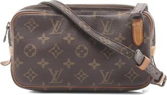 Louis Vuitton Borsa a tracolla Marly Bandouliere piccola 1986 - Marrone