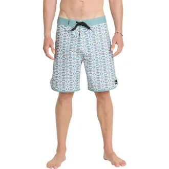 Quiksilver Nature Tile 19 Board Shorts in Peyote at Nordstrom, Size 32