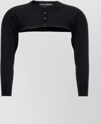 Dolce & Gabbana cropped round neck cardigan