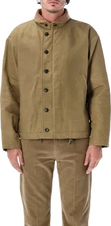 Fortela Deck Resinated Cotton Manteco Wool Lining Deck Jacket