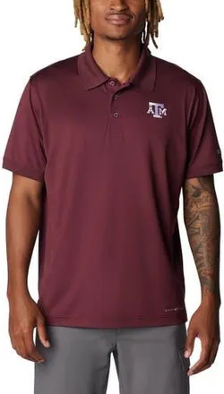 Columbia Mens Columbia Maroon Texas A&M Aggies PFG Tamiami Omni-Shade Polo at Nordstrom, Size Xx-Large