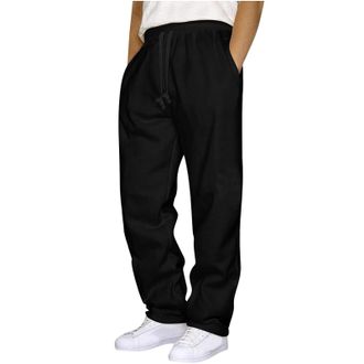 Generic Golf Trousers for Men Black Fleece Summer Clothes for Men Mens Joggers Short Leg Sweatpants Baggy Joggers Mens Work Trousers Mens Joggers Short Leg Su