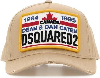 Dsquared2 Beige Cotton Baseball Cap