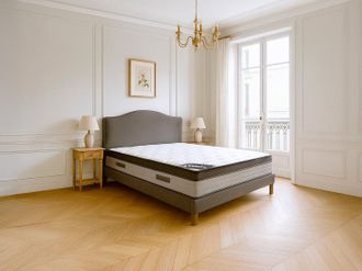 Vente-Unique Materasso 180 x 200 cm ibrido molle insacchettate 7 zone e memory foam sp.30cm - ILYROS di YSM&Eacute;E