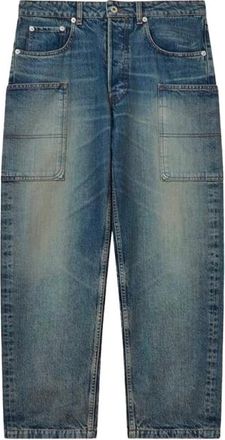 Kenzo Straight Cargo Jeans - Heren - Regular Fit Jeans - Blauw - W30 - Katoen - Jeans
