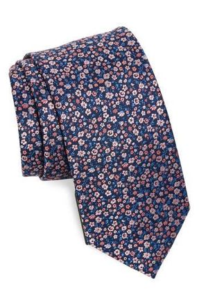 Tommy Hilfiger Amora Floral Tie in Coral at Nordstrom Rack