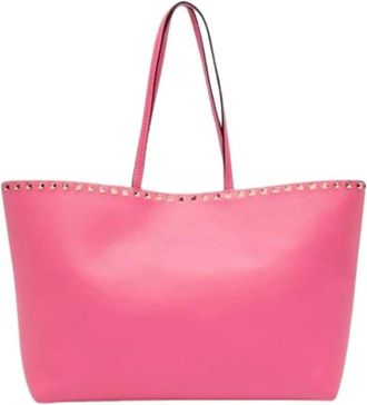 Valentino Pre-owned Tote Bags, female, Pink, Size: ONE SIZE Pre-owned Vintage Tote