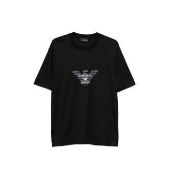 Emporio Armani Logo-print Crew-neck T-shirt
