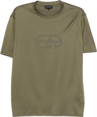 Emporio Armani Green Crew Neck T-Shirt