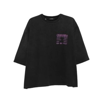 Willy Chavarria T-Shirts, male, Black, Size: S Graphic T-Shirt