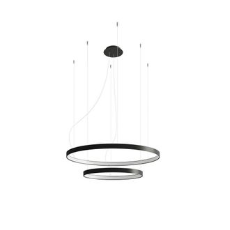 Sollux Lighting Modern Chandeliers 150x78x78cm 2xLight 4000K in Black | Size: 150 x 78 x 78 cm