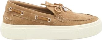 Hogan H705 Su&egrave;de Loafers - Dames - Schoenen - Bruin - Maat: 38 1/2 EU Su&egrave;de