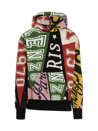 Kenzo Multicolor Printed Hood Sweatshirt