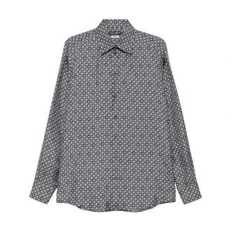 Dolce & Gabbana Casual Shirts, male, Gray, Size: XL Dolce & Gabbana Shirts