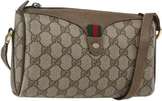 Gucci Pre-owned Cross Body Bags, female, Beige, Size: ONE SIZE Pre-owned Plastic Cross Body Bag